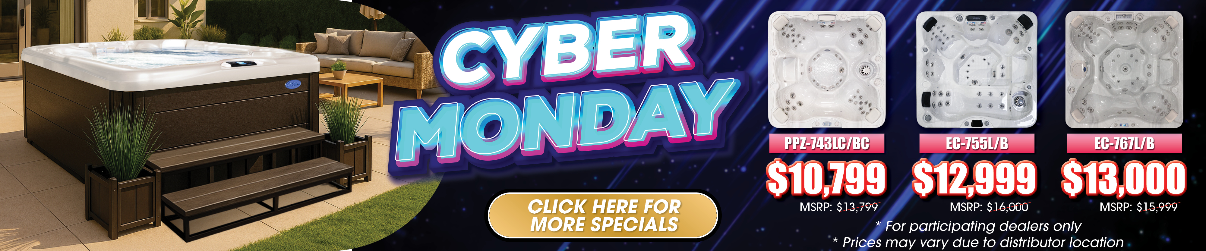 Calspas hot tub being used in a family setting - North Platte