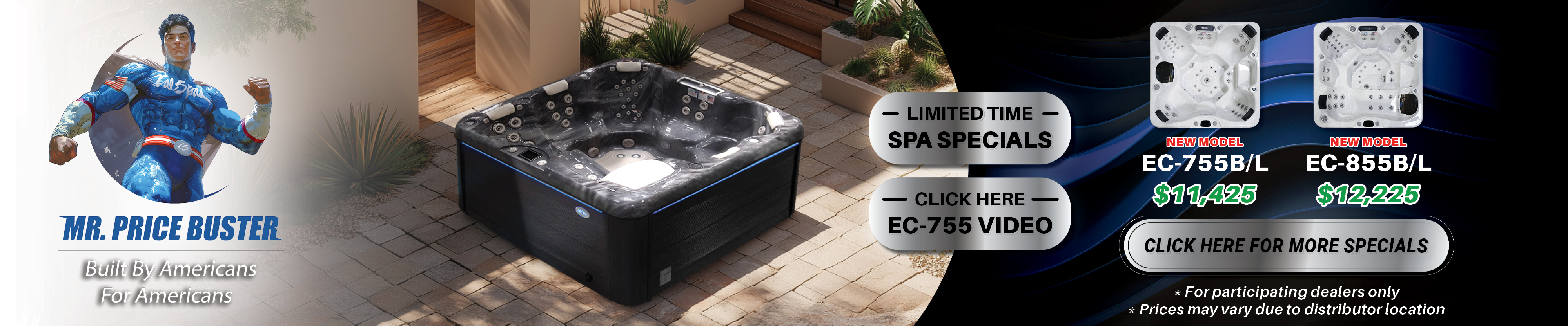 Calspas hot tub being used in a family setting - North Platte